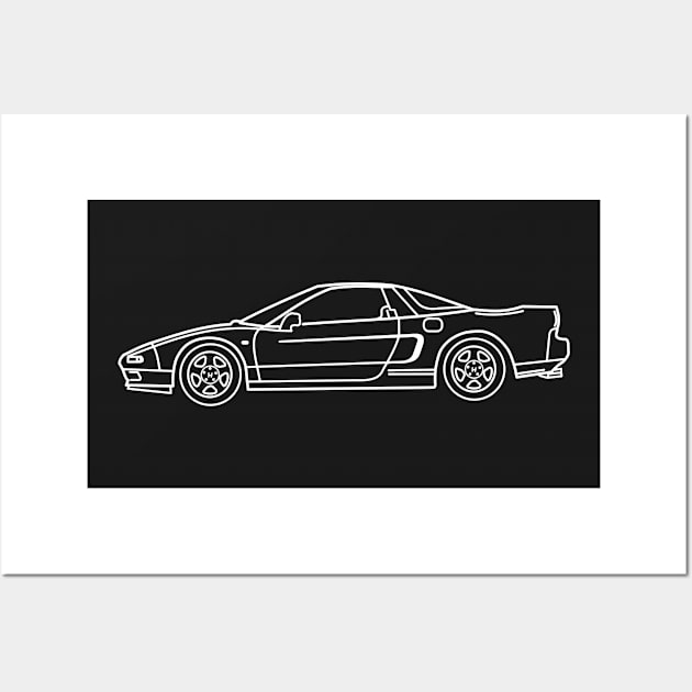 Honda NSX Wall Art by Aurealis